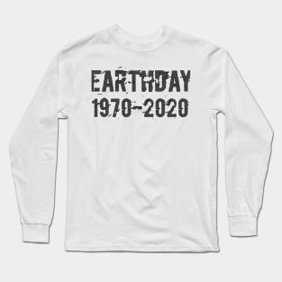 global warming earth day climate change make earth cool again Long Sleeve T-Shirt